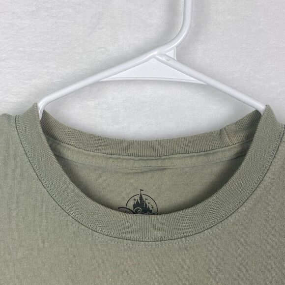 Disney Graphic Shirt Adult Large Gray Green Short Sleeve Crewneck Pullover - Picture 5 of 9